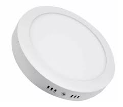 PANEL LED DE SOBREPONER REDONDO DE 18W LUZ BLANCA 6000K AC85-265V