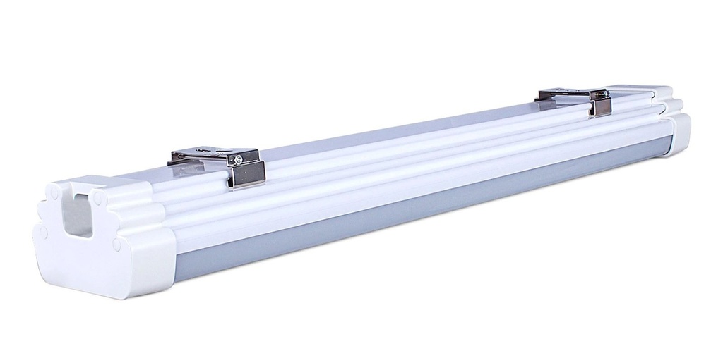 PLAFONERA INDUSTRIAL 36W IP65 120CM PLASTIC COVER 6000K LUMENS