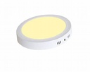 PANEL LED DE SOBREPONER REDONDO DE 18W LUZ CALIDA 3500K AC85-265V