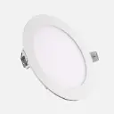 PANEL LED DE EMPOTRAR REDONDO DE 12W LUZ BLANCA 6000K AC85-265V