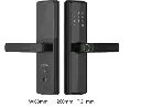 Cerradura inteligente Tuya WIFI Parametros: Llave+Codigo+Tarjeta+huella Color：Negro